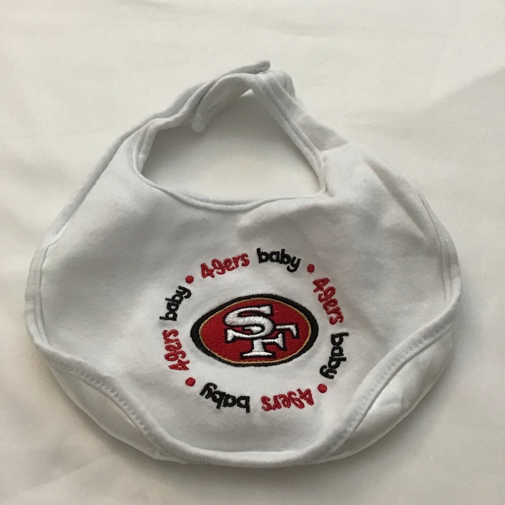(Like New) 49ers Baby Bib